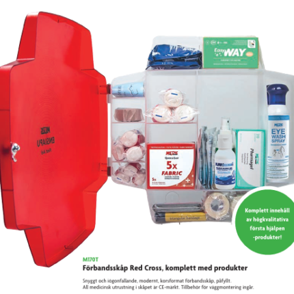 Skåp, stationer, väskor